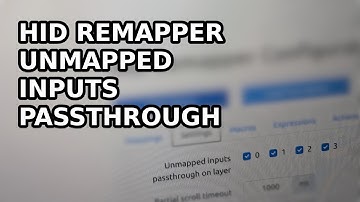 HID Remapper: Unmapped inputs passthrough