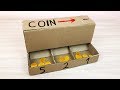 Easiest Way to Make Coin Sorting Machine from Cardboard DIY