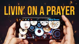 I played Bon Jovi's "Livin’ on a Prayer" on Realdrum App screenshot 2