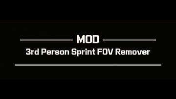 Fallout 4 Mod - 3rd Person Sprint FOV Remover
