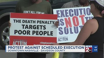Protesters gather to oppose execution of Byron Black