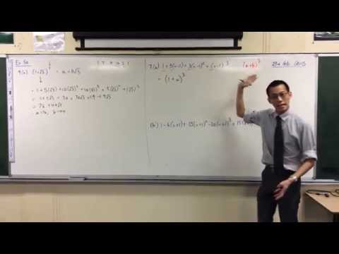 Expanding Binomials Involving Substitution