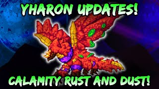 Yharon Boss Fight Changes Terraria Calamity Mod Rust And Dust 1.4.5 Update
