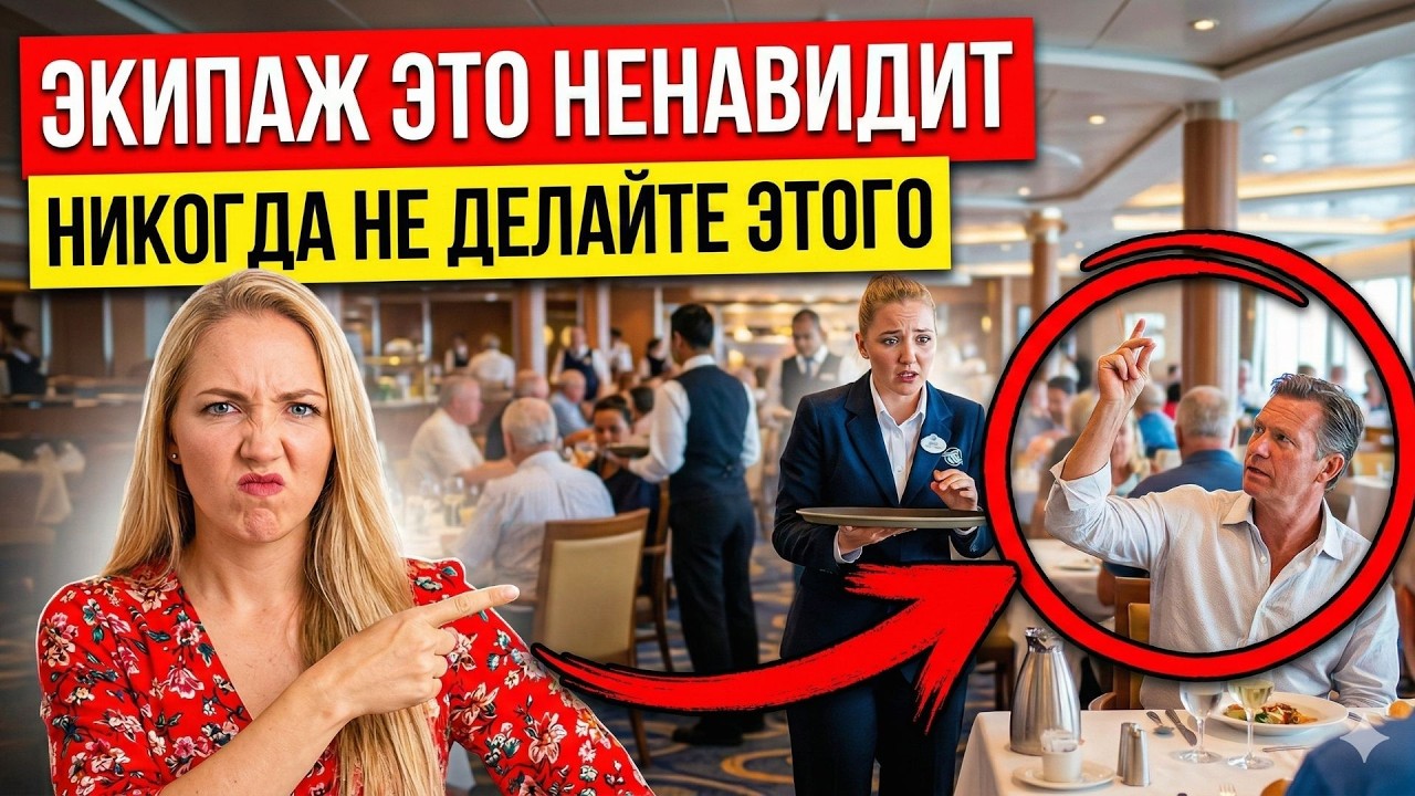 15 вещей, которые делают пассажиры круиза и которые экипаж втайне ненавидит — от экс-члена экипажа