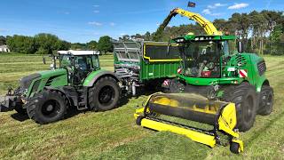 Grasernte 2026 – John Deere 9900 mit XXL Pickup | Große Landtechnik - Traktoren im Einsatz farming