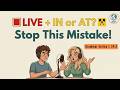 Do You Say “I Live On New York”? This Is Wrong | LIVE Prepositions (A1–A2) | ESL Podcast