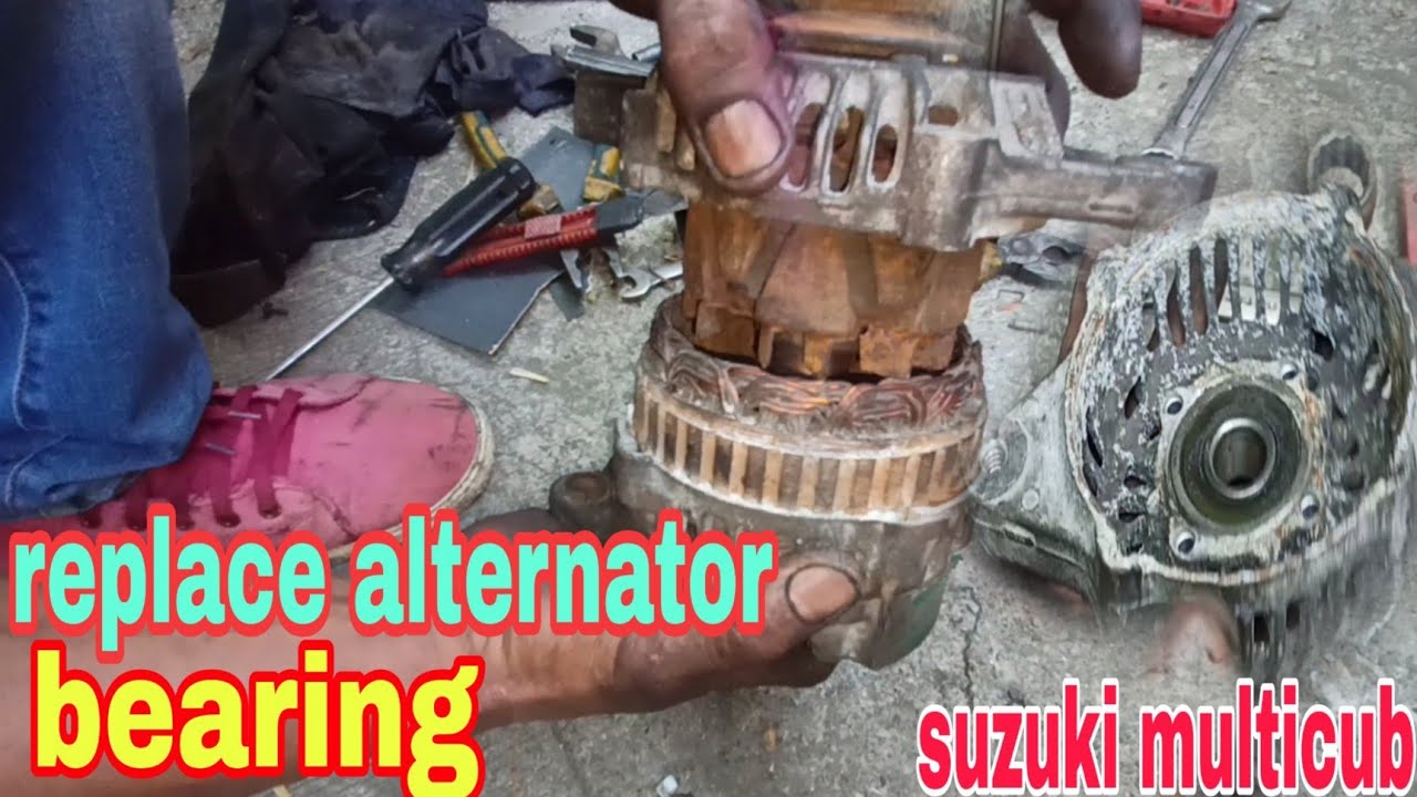 How To Replace Alternator Bearing | Suzuki Multicab