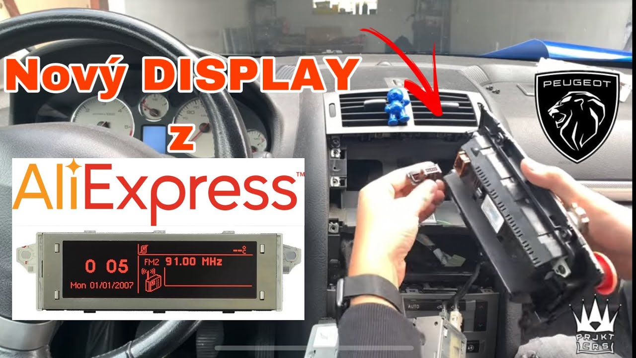 Peugeot 407 Radio and Multifunctional Screen Removal / Replace