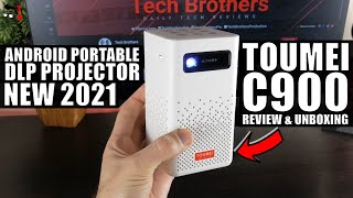 Toumei C900 REVIEW: Budget Portable DLP Projector 2021!