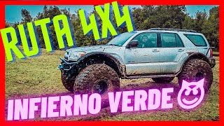 🛑 Ruta 4x4 INFIERNO VERDE 🏔🔥 V Raid Desafío Primitivos la UNION! Hilux - Samurai - Vitara Wrangler