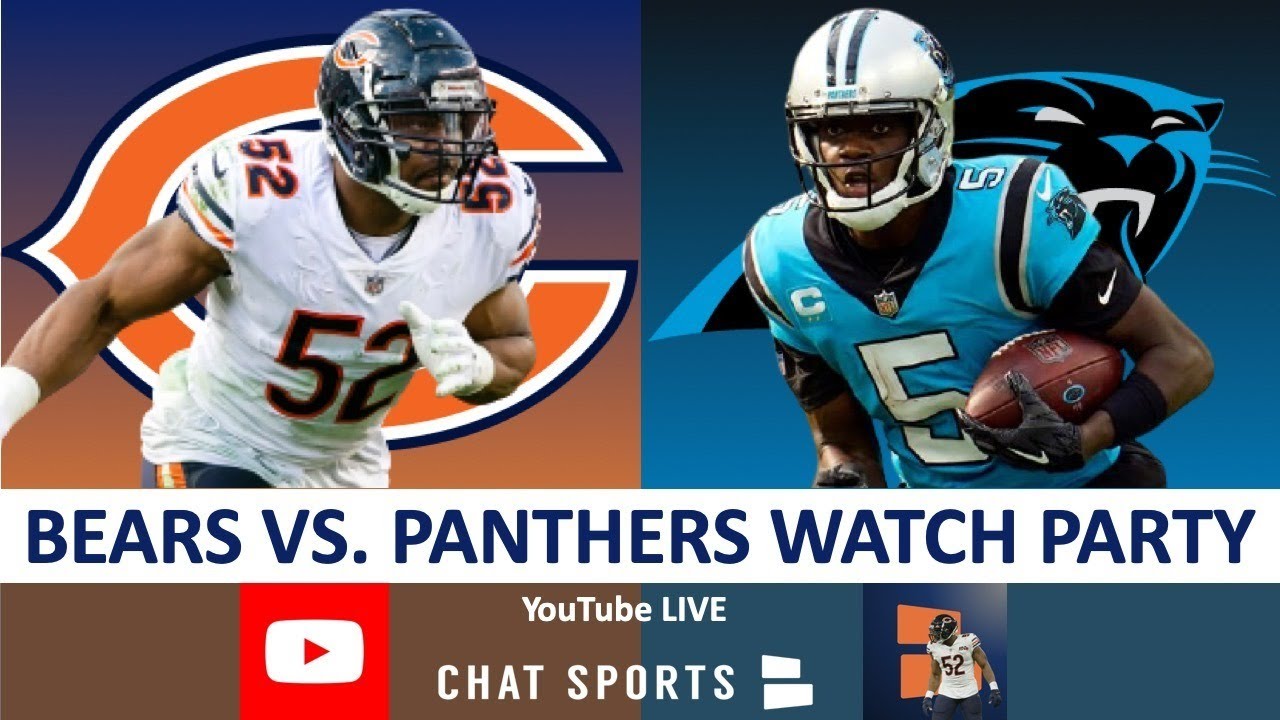 Bears vs. Panthers Live Streaming Scoreboard, PlayByPlay, Highlights