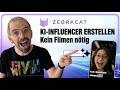 KI-Influencer erstellen mit Zebracat (Komplett-Anleitung)