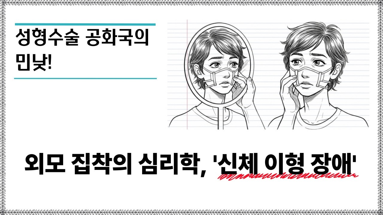 거울 앞에서 한숨 쉬는 당신이 꼭 알아야 할 '신체 이형 장애'