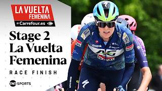 WHAT A FINISH! 🤯 | La Vuelta Femenina 2026 Stage 2 Final KM's | TNT Sports Cycling