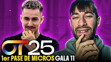 REACCION a GUILLE - El roce de tu piel | PRIMER PASE DE MICROS GALA 11 | OT 2025 #OT2025