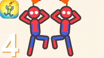 Sparkman Spiderman Stickman Walkthrough Part 4 - Android Gameplay HD