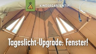 Tageslicht-Upgrade Im Kindergartentipi Fenster