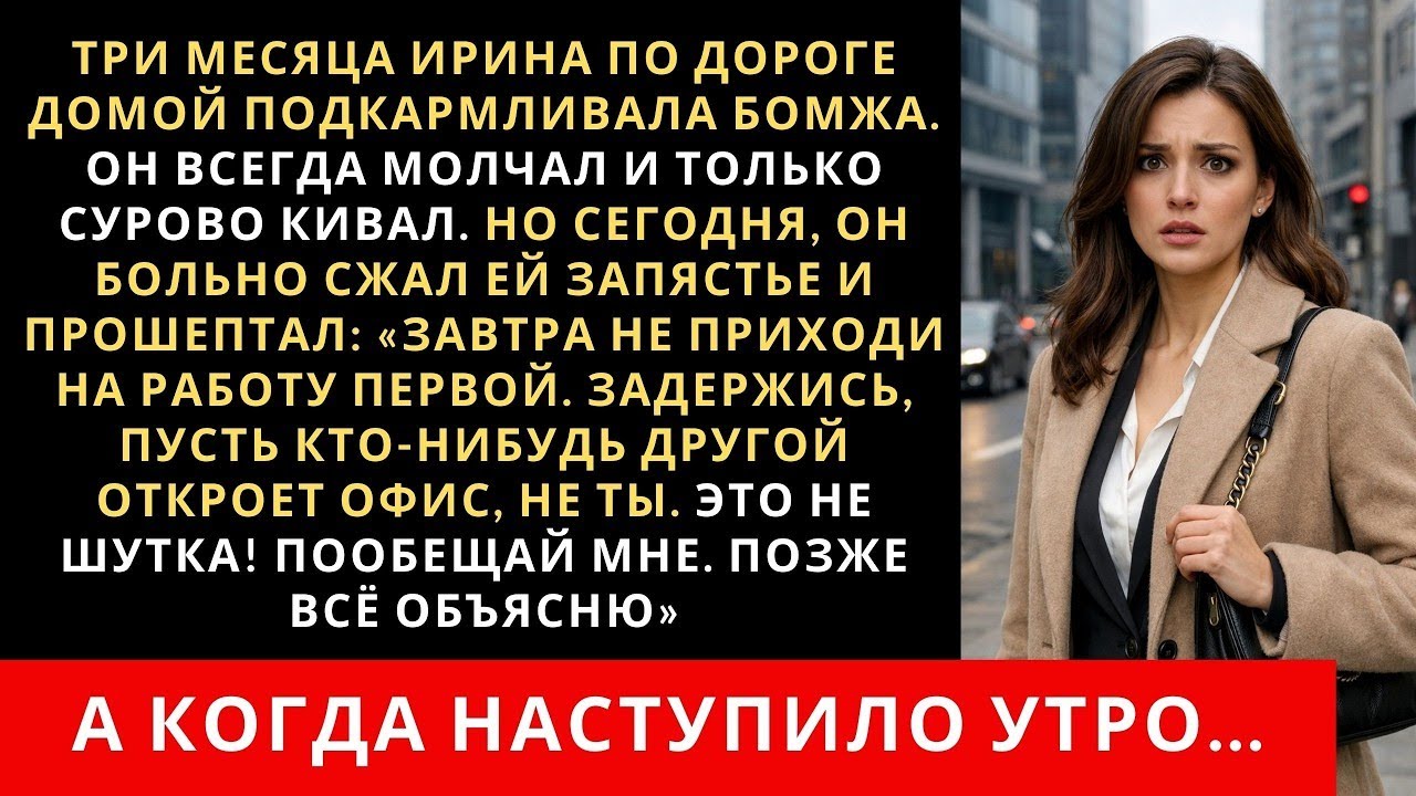 Женщина подкармливала бомжа три месяца, не зная, что он изменит её судьбу навсегда…