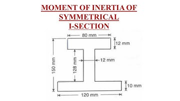 Hoe het zwaartepunt van een symmetrische I-doorsnede te vinden / Traagheidsmoment / Technische me...
