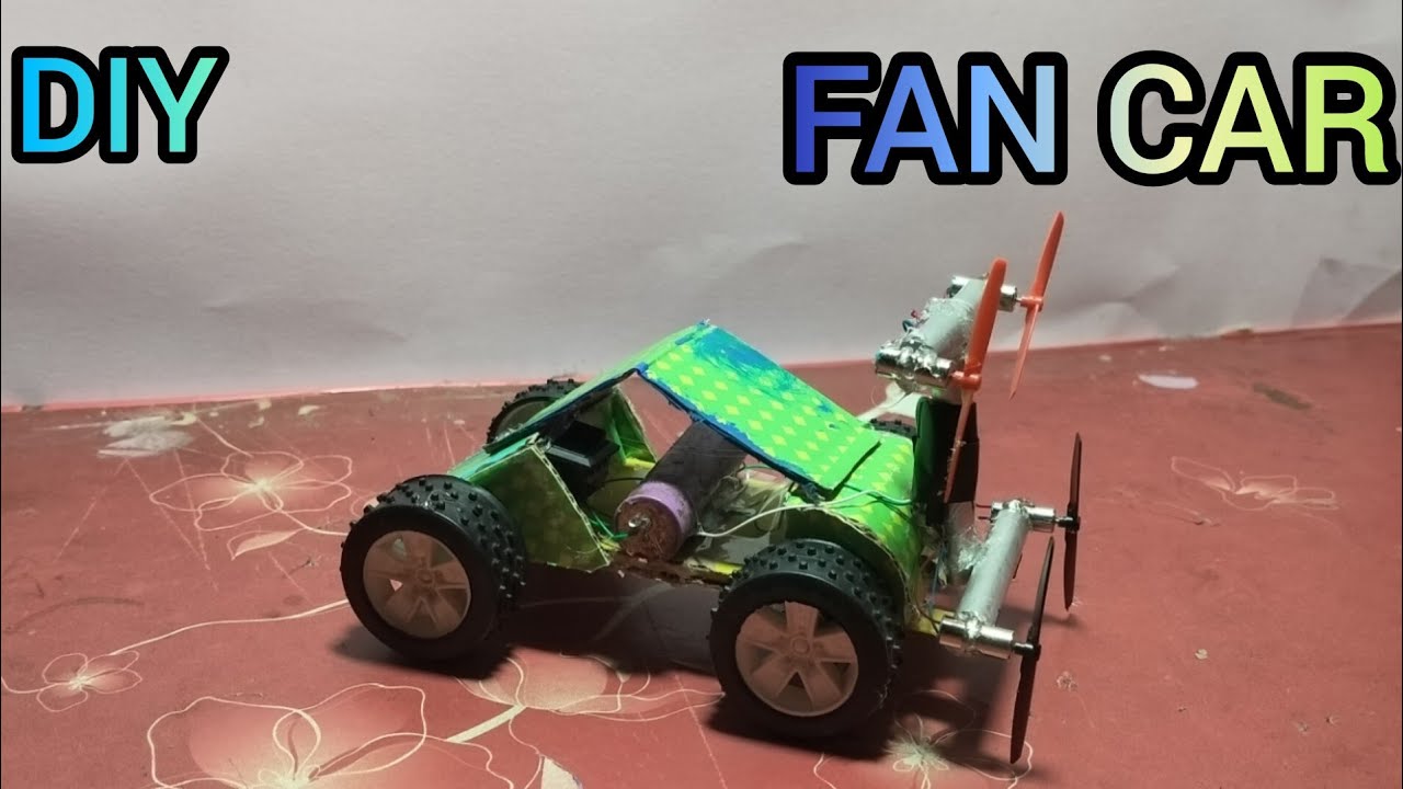 How to make fan car at home || DIY Mini car || - YouTube