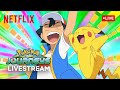 🔴 LIVE! Pokémon Journeys Mega-Mashup Ft. Pikachu, Charizard & More! | Netflix Futures