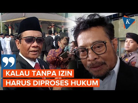 12 Pucuk Senpi di Rumah Syahrul Yasin Limpo, Mahfud: Harus Diselidiki, Proses Hukum!