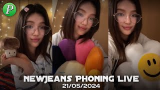 NewJeans Phoning Live 20240521 Danielle Live Phoning