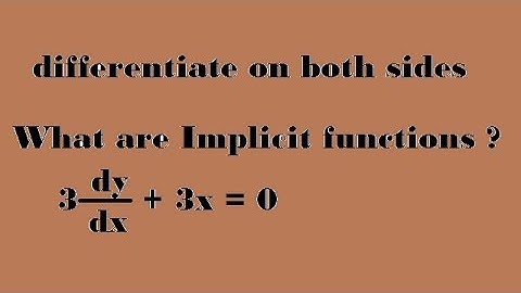 Derivatives of implicit functions part 3