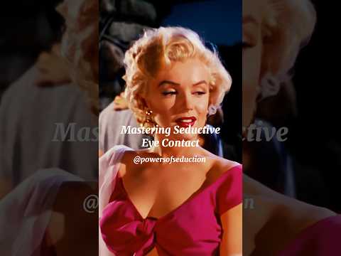 Marilyn Monroe's Mesmerising Eye Contact 😮‍💨 #girl