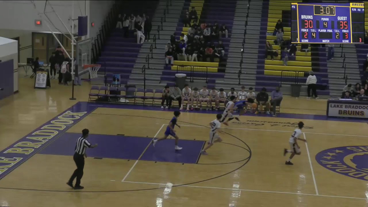 lake braddock vs robinson boys basketball