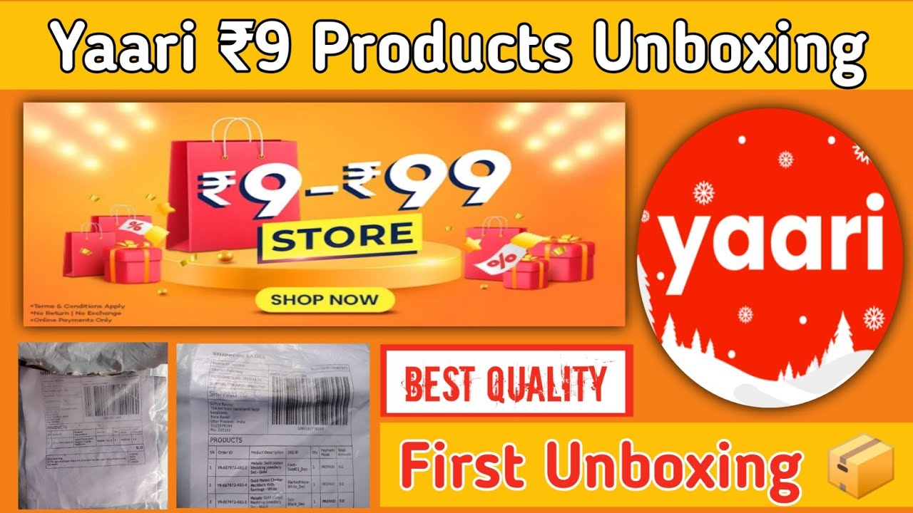 📲 👉Yaari App ₹9 Product | Unboxing Part -1 | 2021-22
