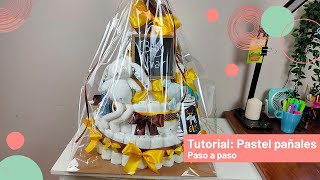 Tutorial PASTEL de PAÑALES. Regalo recién nacido 👶