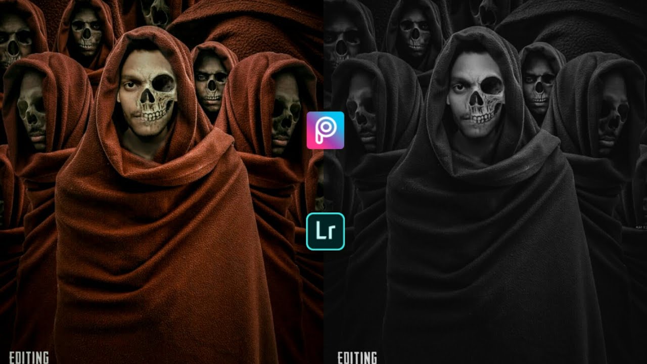 Ghost photo editing PicsArt | Horror look photo editing | #editingkaadda |  - YouTube