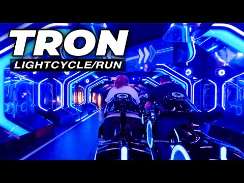 NEW TRON Lightcycle/Run FULL Ride POV [4K] Magic Kingdom Walt Disney World Roller Coaster