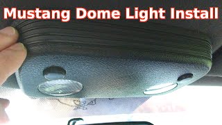 ✅ 94-98 Ford Mustang Black Interior Dome Light Map Light OEM 