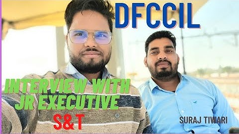 #Dfccil#Jr Executive S&T में Suraj Tiwari से जाने work profile #dfc में काम का कैसा रहा अनुभव