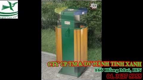 THÙNG RÁC NGOÀI TRỜI - THÙNG RÁC NHỰA COMPOSITE - THÙNG RÁC CÔNG CỘNG
