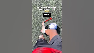 EASY R9 Stepover Combo SKILL TUTORIAL 🇧🇷🕺🏾⚽️ #football #shorts