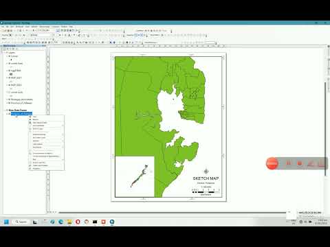 18 - How to add index map on map layout in ArcGIS 10.2.2