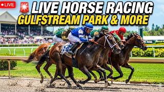 🚨LIVE HORSE RACING: Gulfstream Park, Colonial Downs, Parx & more en vivo