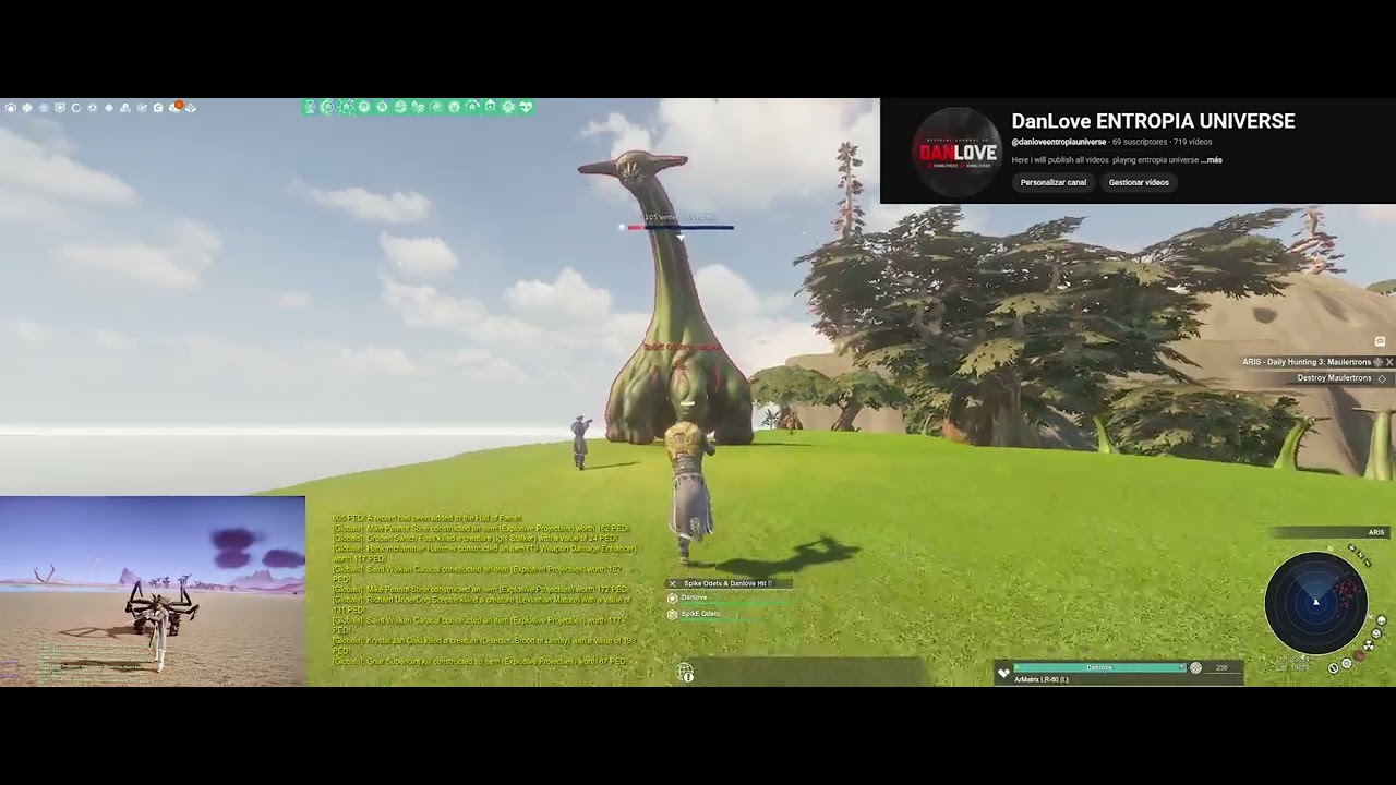 Entropia Universe TEAM Spike & Danlove - Verderon Big  3 Globals