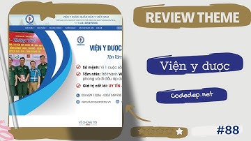Review theme phòng khám Viện y dược| Theme flatsome rẻ đẹp| codedep.net