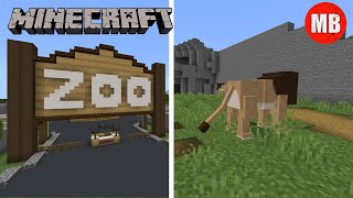 Minecraft Zoo | Animal Exhibits Full Build Tour | Lions, Tigers, Elephants and MORE!!