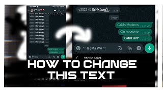 HOW TO CHANGE WHATSAPP MESSAGE TEXT IN VERY EASY | #ITzMeGeMa #tutorial screenshot 4