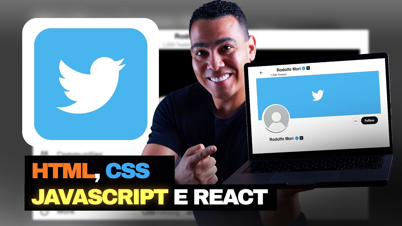 Clone do X(Twitter) com React e Tailwind CSS (Passo a Passo) - YouTube