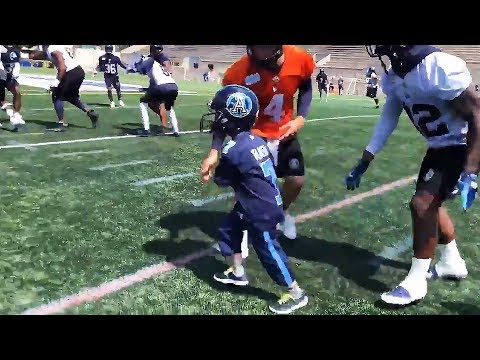The Toronto Argonauts signed young boy to a one-day contract