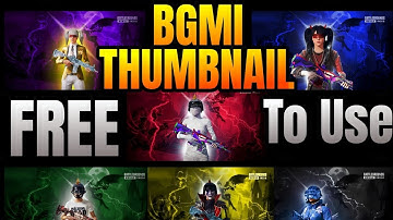 Bgmi Thumbnail Pack Without Text Free To Use Bgmi Thumbnail Preset
