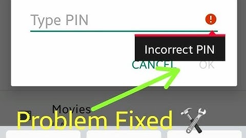 How to remove parental control on play store without pin