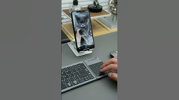 A must-have for road trips & business trips: folding keyboard built-in touchpad for smooth operation