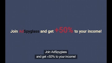 AdSpyglass: Service Demo